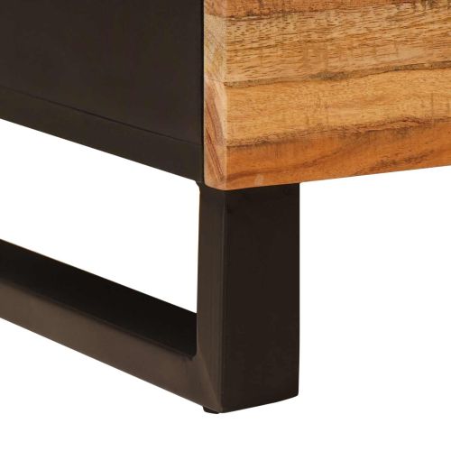 Леглов шкаф Кафяво 40 x 33 x 46 см Солидно мангово дърво