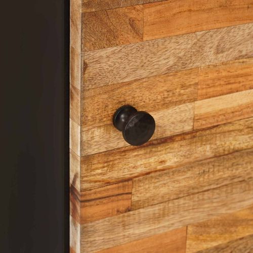 Шкаф за баня Естествен 38 x 33 x 58 см Солидно мангово дърво