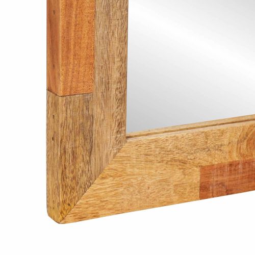 Огледало за баня Дъб 50 x 70 x 2,5 см Солидно мангово дърво