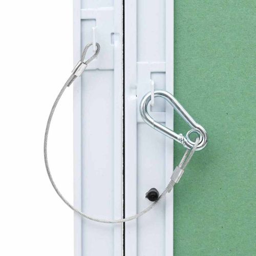 Достъпен панел Зелен и сребърен 30 x 30 cm