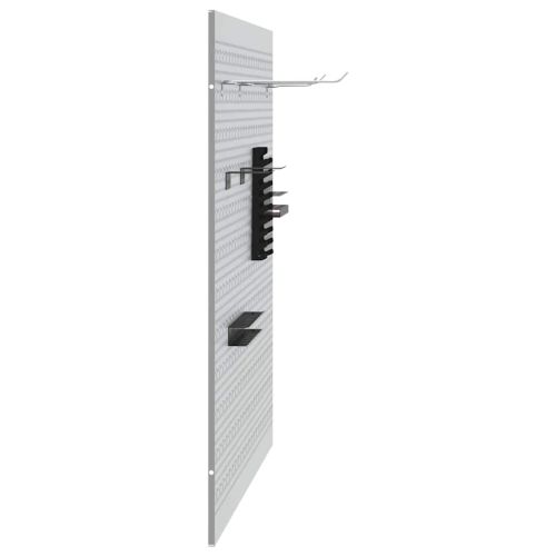 Панел за инструменти 2 pcs Сив 100 x 1 x 80 см