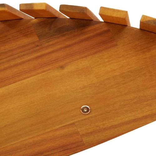 Шезлонг 2 pcs Кафяво 154 x 60 x 74 см Солидно акациево дърво