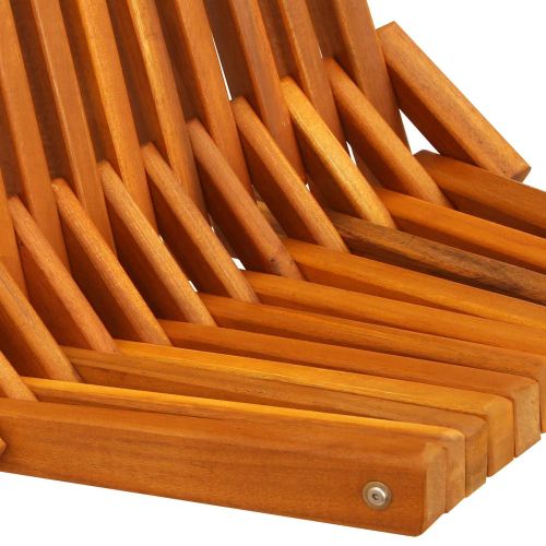 Стол 2 pcs Кафяво 69 x 56 x 84 см Солидно акациево дърво