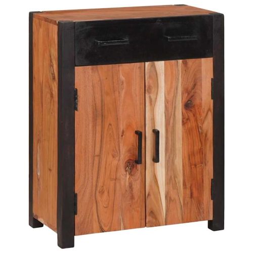 Служебен шкаф Кафяво 55 x 30 x 75 см Солидно акациево дърво