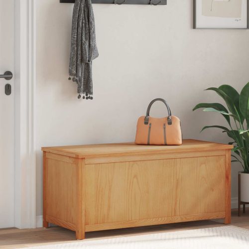 Кутия за съхранение Естествен Инженерен дървен материал