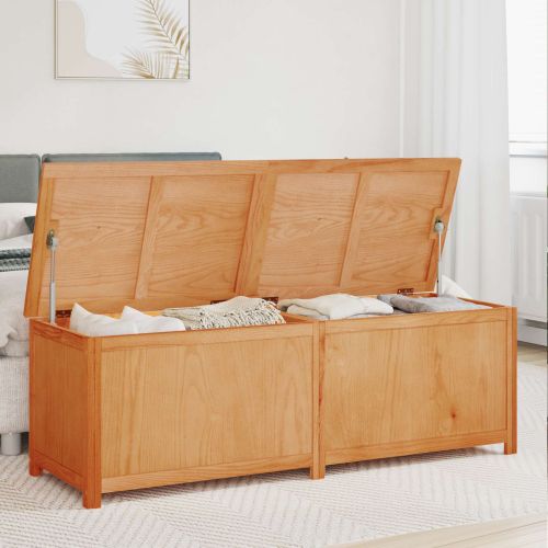 Кутия за съхранение Естествен Инженерен дървен материал