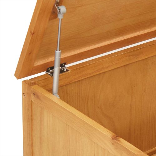 Кутия за съхранение Естествен Инженерен дървен материал