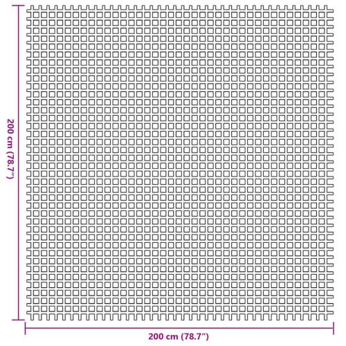 Килим за палатка Синьо 200 x 200 cm Полиестер