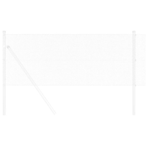 Шестоъгълна ограда Сребрист 0,6 x 50 м Поцинкована стомана