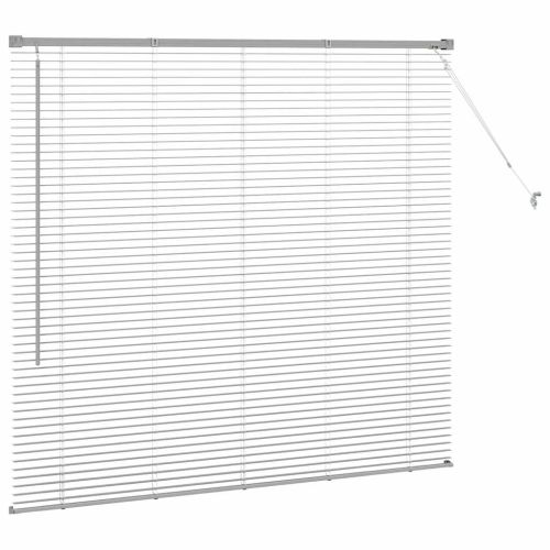 Вертикални щори Сребрист 130 x 145 см Алуминий