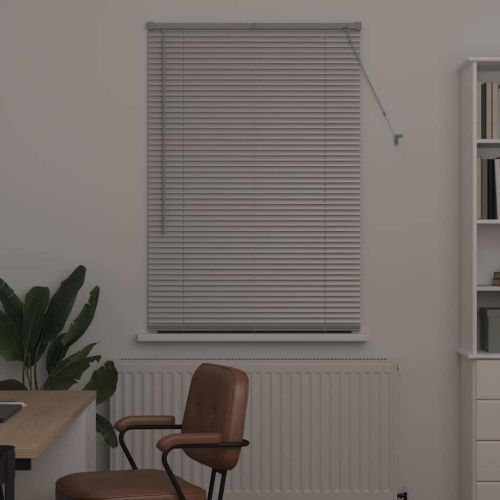 Вертикални щори Сребрист 175 x 95 см Алуминий