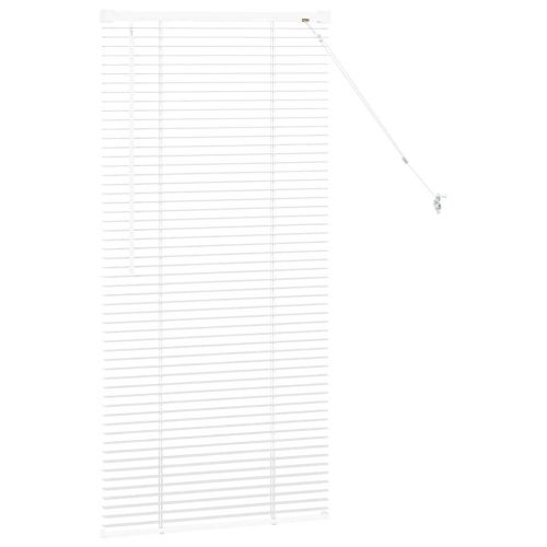 Вертикални щори Бяло 130 x 65 см Алуминий