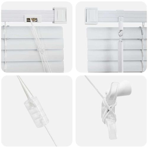 Вертикални щори Бяло 130 x 70 см Алуминий