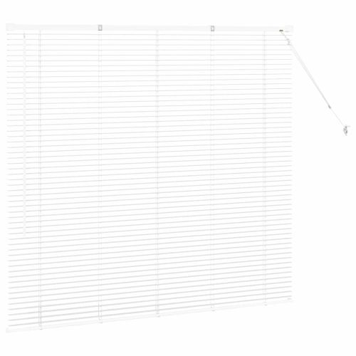 Вертикални щори Бяло 130 x 150 cm Алуминий