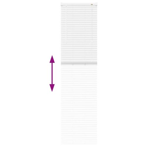Вертикални щори Бяло 175 x 50 см Алуминий