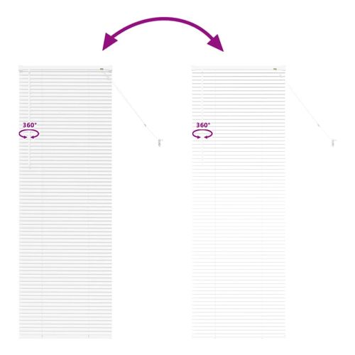 Вертикални щори Бяло 175 x 65 см Алуминий