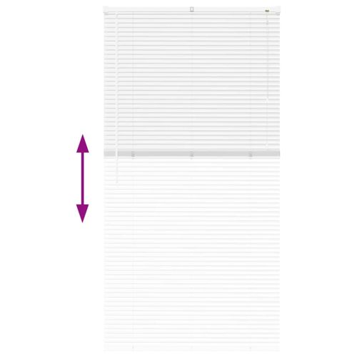 Вертикални щори Бяло 175 x 85 см Алуминий
