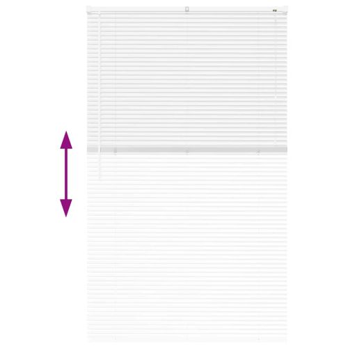 Вертикални щори Бяло 175 x 100 см Алуминий