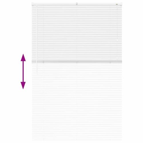 Вертикални щори Бяло 175 x 120 см Алуминий