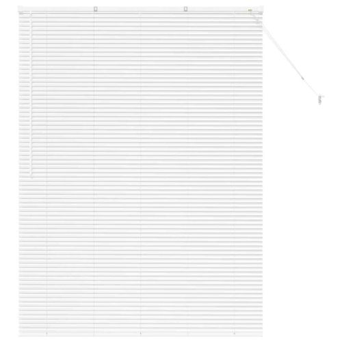 Вертикални щори Бяло 175 x 125 см Алуминий