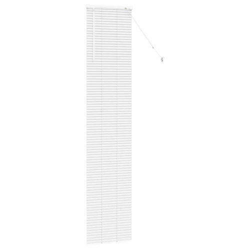 Вертикални щори Бяло 220 x 50 см Алуминий