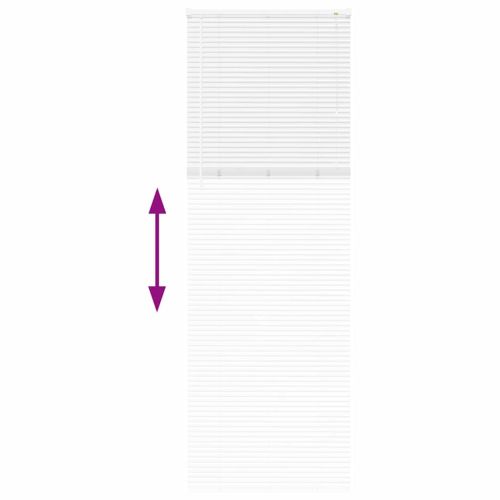 Вертикални щори Бяло 220 x 70 см Алуминий