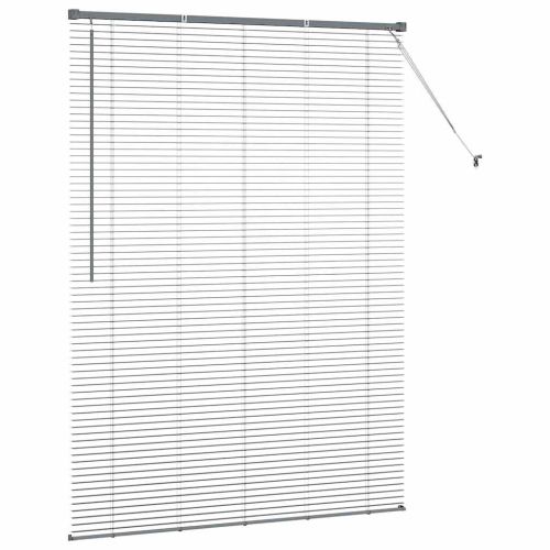 Вертикални щори Тъмен сив 175 x 130 см Алуминий