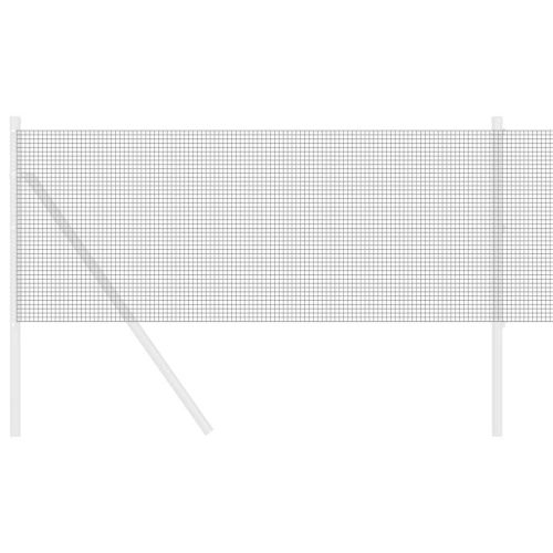 Заварена мрежа ограда Сив 0.8 x 25 m