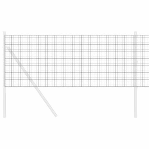 Заварена мрежа ограда Сив 0.8 x 25 m