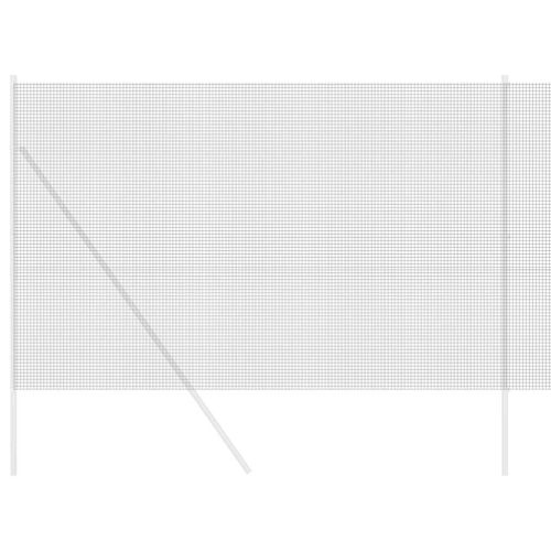 Заварена мрежа ограда Сив