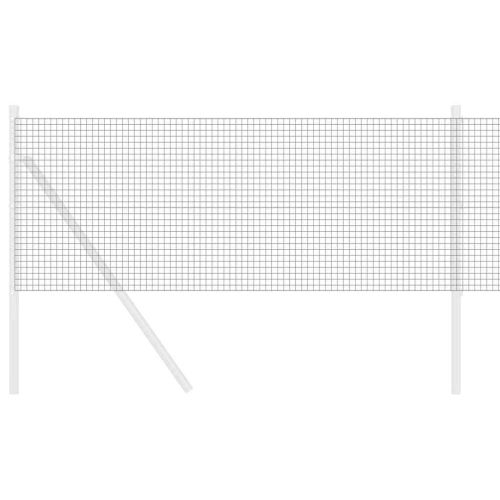 Заварена мрежа ограда Сив 0.6 x 100 м