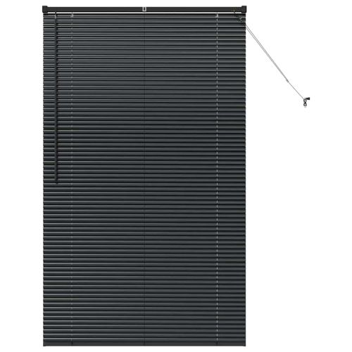 Вертикални щори Черно 175 x 100 см Алуминий