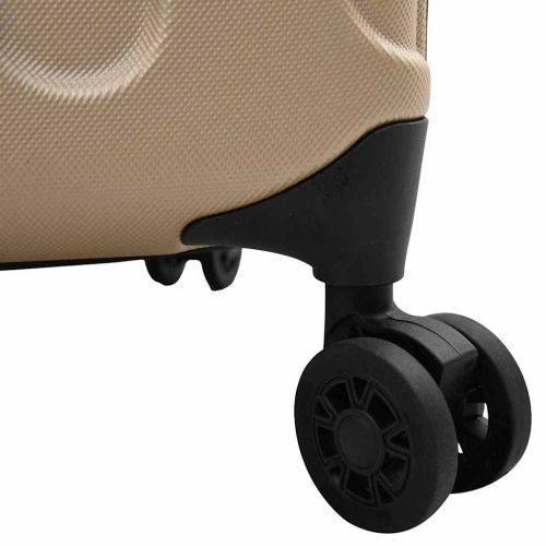 Куфар с заключване Шампанско 43 x 27 x 66 см ABS пластмаса