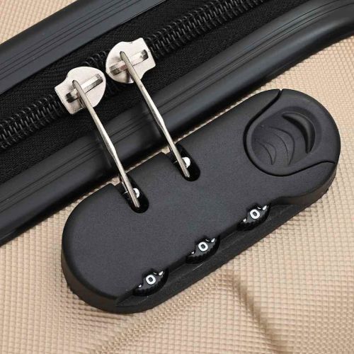 Куфар 3 pcs Шампанско 50 x 31 x 78 см ABS пластмаса