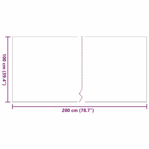 Изкуствена трева 200 x 100 x 4 см ПП и PE