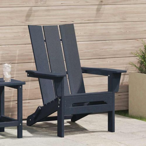 Сгъваем Adirondack стол Морски син 80,5 x 74,5 x 92 см HDPE