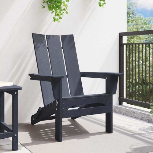 Сгъваем Adirondack стол Морски син 80,5 x 74,5 x 92 см HDPE