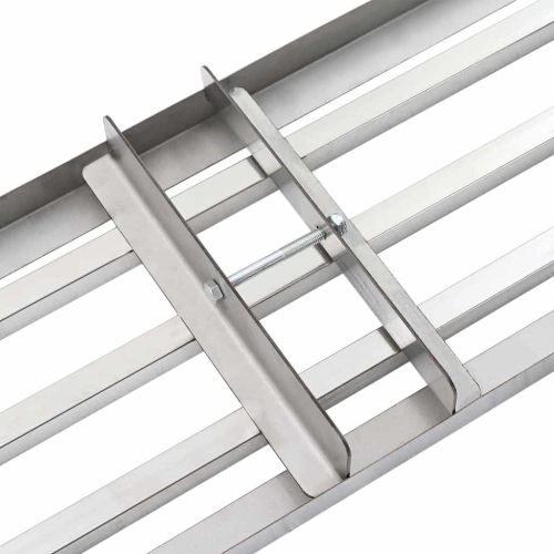 Заменяема глава за градинска гребло Сребрист Неръждаема стомана