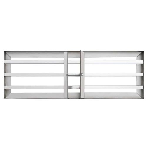 Заменяема глава за градинска гребло Сребрист Неръждаема стомана