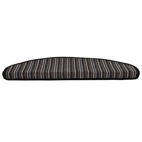 Самозалепващи стъпаловидни постелки 15 pcs Антрацит