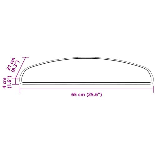 Самозалепващи стъпаловидни постелки 15 pcs Антрацит