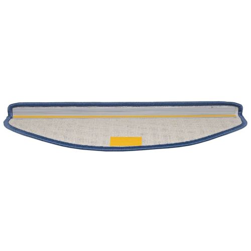 Самозалепващи стъпаловидни постелки 15 pcs Синьо 65 x 21 x 4 cm