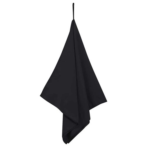 Спортни кърпи 2 pcs Черно 100 x 50 cm Полиестер и полиамид