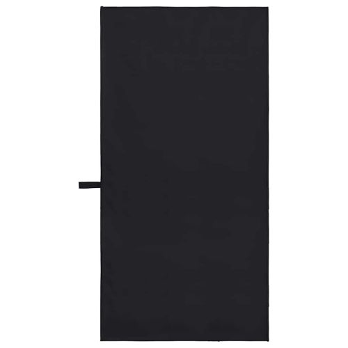 Спортни кърпи 2 pcs Черно 100 x 50 cm Полиестер и полиамид