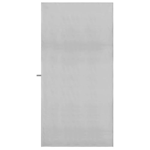 Спортни кърпи 2 pcs Сив 180 x 90 cm Полиестер и полиамид