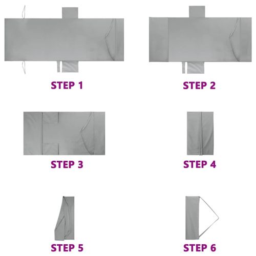 Кърпи за шезлонг 2 pcs Тъмносив 210 x 75 cm