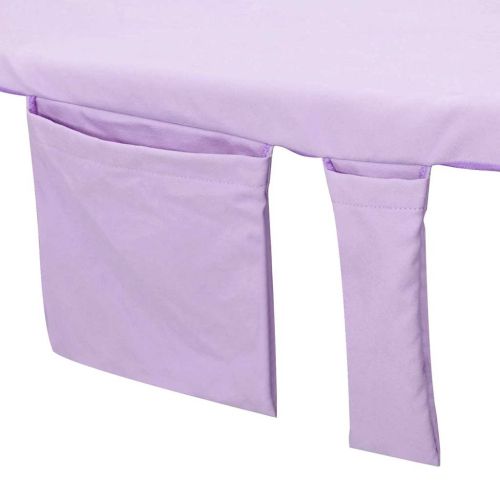 Кърпи за шезлонг 2 pcs Лилаво 210 x 75 cm Полиестер и полиамид