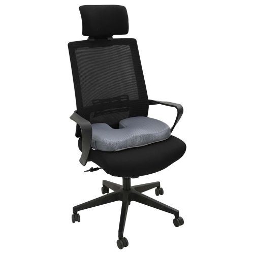 Възглавница за сядане Сив 47 x 37 x 8 см Мемори пяна