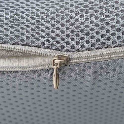 Възглавница за сядане Сив 47 x 37 x 8 см Мемори пяна