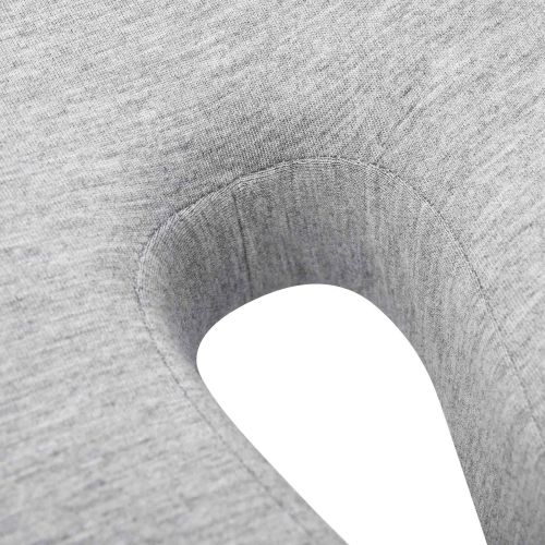 Възглавница с възглавница Светлосиво 50 x 43 x 10 см Памук